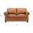 Eunice Top Grain Leather Loveseat