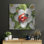 Art mural en métal luxueux «Ladybug Spring 1» par Momart