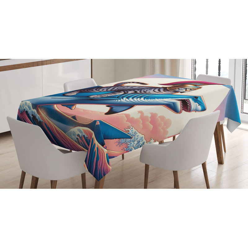Tavistock Rectangle No Pattern Microfiber Tablecloth, 84" Rectangle
