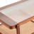 Solid Wood Glass Desktop Tea Table-114232632