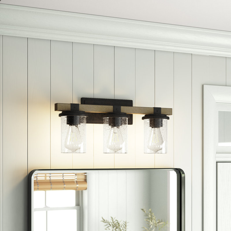 Éclairage pour meuble-lavabo à 3 lumières Baldweyn