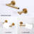 4-Piece Bathroom Hardware Set - Stainless Steel Towel Bar Set With Hand Towel Bar, Towel Ring, Toilet Paper Holder And Robe Hook - Wall Mounted For Bathroom-113930489