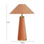 Lampe de table en velours terre cuite Graham-113696740-113696745