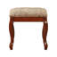 Ensemble de coiffeuse avec tabouret et miroir rabattable Daryel-25976206