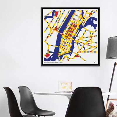 « sommier woogie new york », reproduction d’impression sur toile