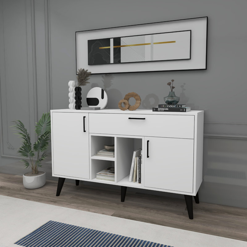 Amedori 135cm Sideboard, White