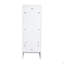 Armoire de rangement de salle de bain autoportante 36 po, portes à fermeture douce, blanc brillant, contreplaqué, emballage KD, combinaison 12 po X3 (convient pour la salle de bain, la cuisine, la salle d'étude, la chambre à coucher, etc.)