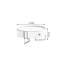 Table basse abstraite avec rangement