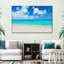 Une plage sur toile-670702287
