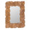 Palm Rectangle Rattan Mirror