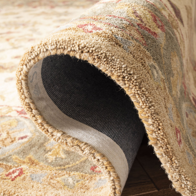 Tapis oriental en laine touffeté à la main Tingley, Rectangulaire 3 pi x 5 pi