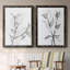 CHARCOAL FOLIAGE I - impression 2 pièces-103841429-103841430