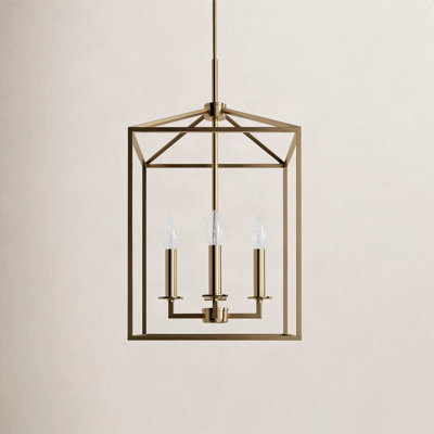 Ellis 4 - Light Dimmable Lantern Chandelier