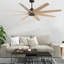 Ariella - Ventilateur de plafond à huit pales-1104360055-1104360049