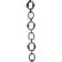 Decorative Round Welded Links with X Design Chain
