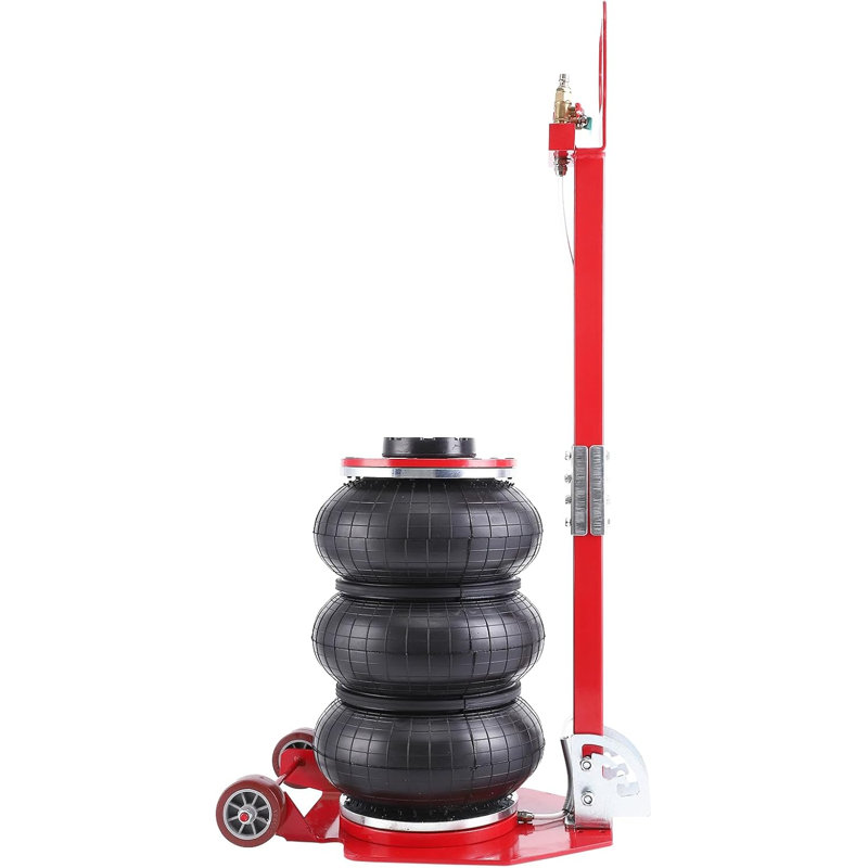 Cric pneumatique, triple sac pneumatique, capacité de 3 tonnes / 6 600 lb