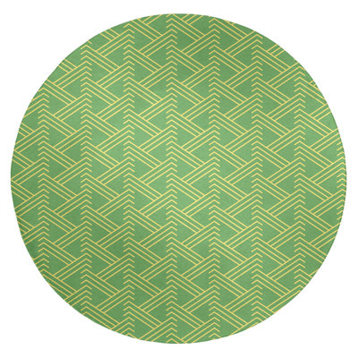 Chenille Geometric Indoor Rug