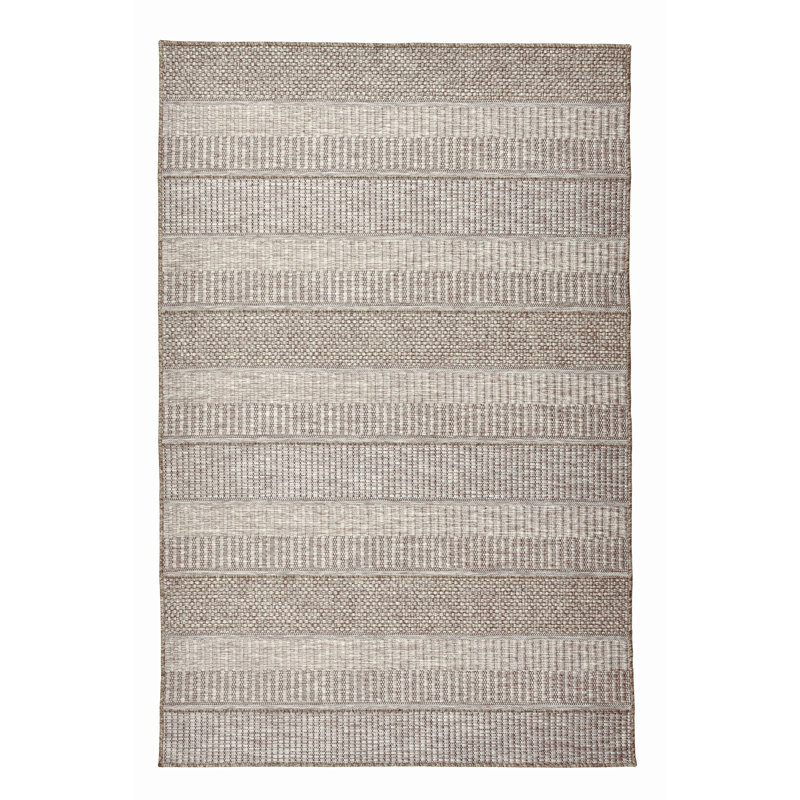 Brown/Beige Indoor/Outdoor Rug, Rectangular 230 x 330cm