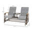Banc oscillant d'extérieur pour 2 personnes Outsunny