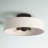 Ashtun Fabric Semi Flush Mount-80641226