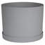 Pot à fleurs rond intérieur / extérieur en plastique moderne avec soucoupe-1933896411-1927843351