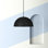 Luminaire suspendu en forme de dôme à 1 lumière à intensité variable Rancourt