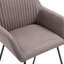 Chaise de salle à manger rembourrée avec pieds en métal pour le salon-462019482-521147438