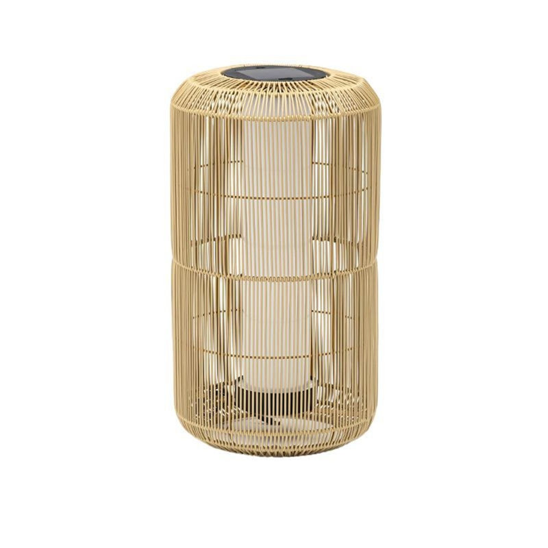 Rattan Table Lamp, 55 cm H x 30 cm W x 30 cm D