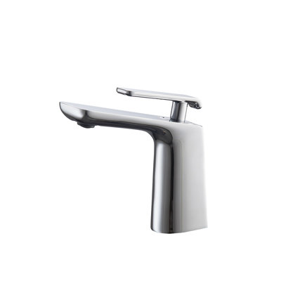Aqua Single-Hole Single-handle Bathroom Faucet