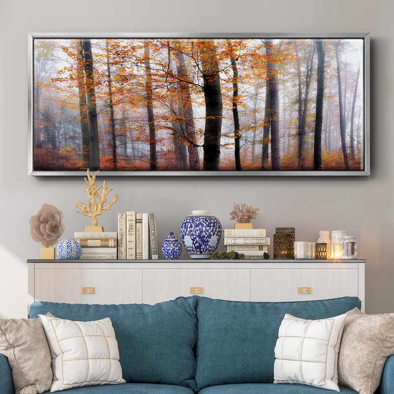 Lost in the Forest- Framed Canvas, 20" H x 50" W