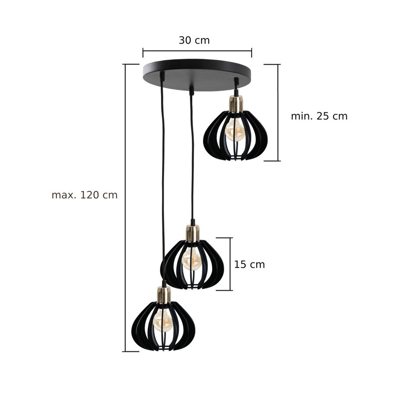 Casey 3 - Light Sphere Pendant