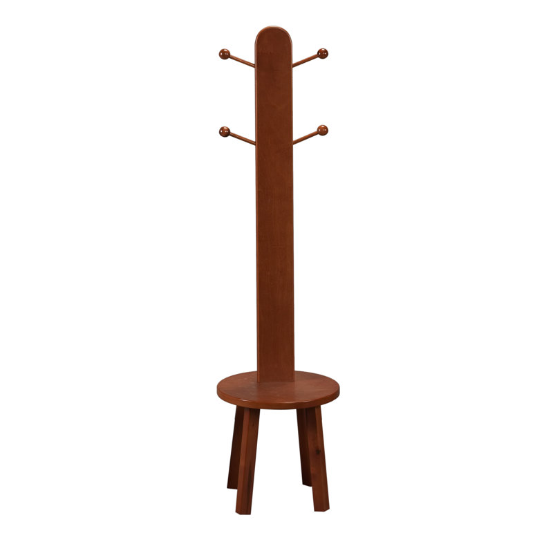 Rangement à vêtements avec tabouret, Miel