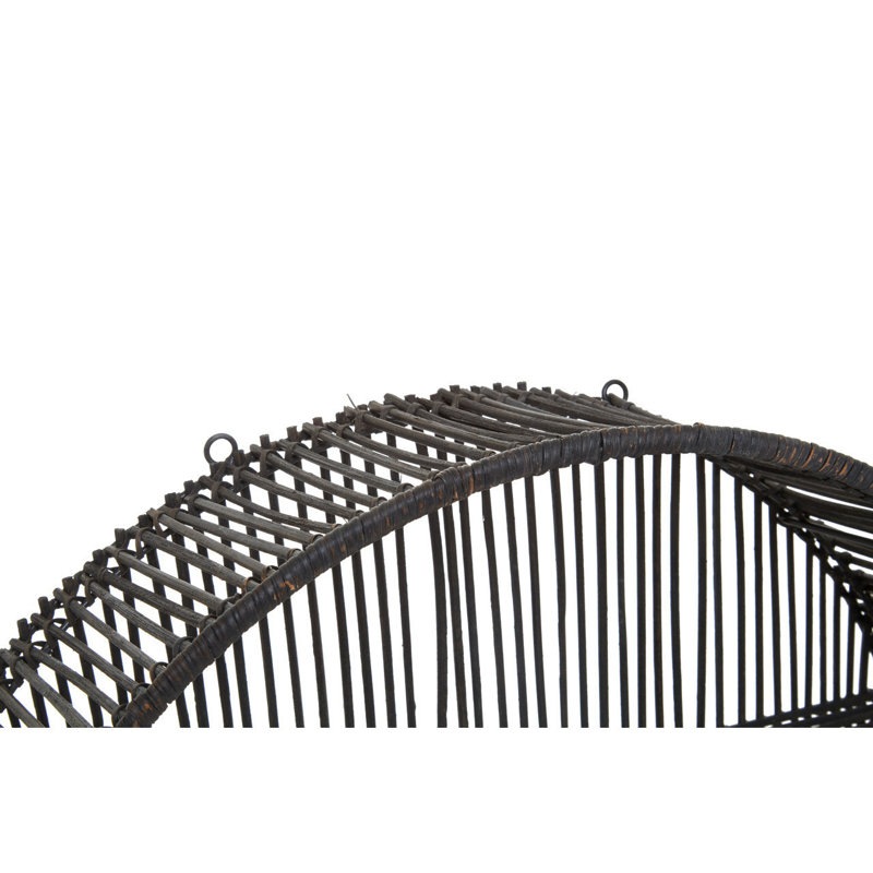 Mulay 2 Piece Circle Tiered Shelf, Black