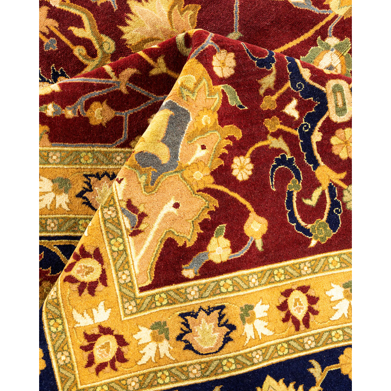 Kilan One-of-a-Kind 12 X 18 2000s Wool Area Rug in Red