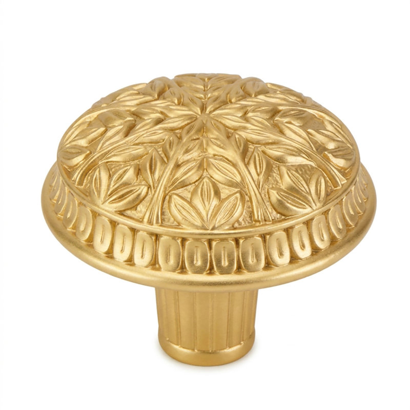 HAMPTON KNOB; OIL RUBBED BRONZE, Satin Gold