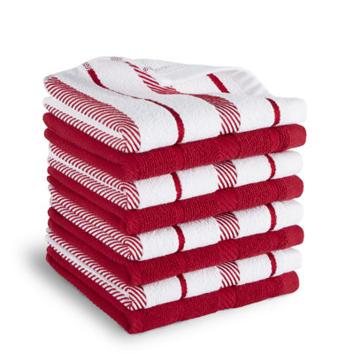 KITCHENAID Albany Dishcloth 8 Pack Set, 12"x12"