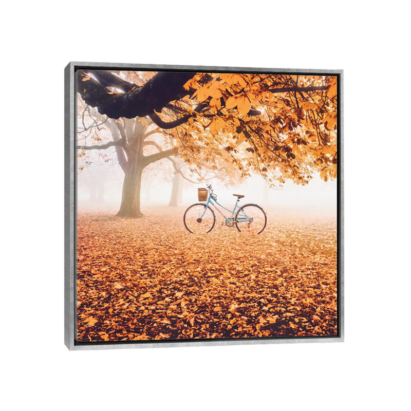 Orange partout par Hobopeeba-impression, H 26 po x l 26 po x P 1,5 po, Pas de tapis, Toile avec cadre argenté