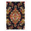 Mettie Oriental Area Rug in Dark Blue