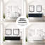 Meuble-lavabo blanc avec comptoir en acrylique, robinet et ensemble de miroir D, meuble-lavabo, robinet inclus-121054824