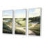 «Golf Course in The Summer», reproduction sur toile 3 pièces-1781710249-1781710246-1745898770