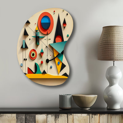 Ciauna - Modern Geometric Boom Shape - Assymterical Metal Wall Art