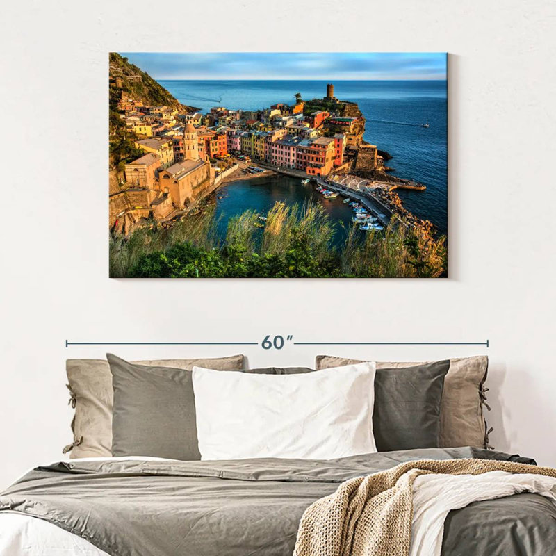 Gillard Vernazza dans les Cinque Terre, H 32 po x l 48 po