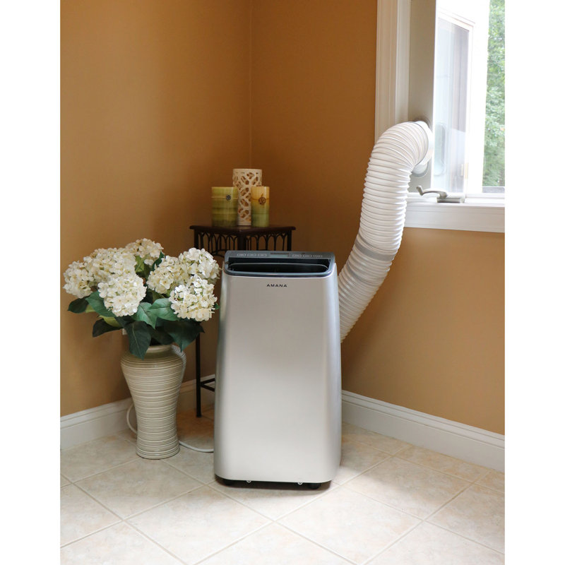 Climatiseur portatif avec télécommande, Argent/Gris, 6500 BTU