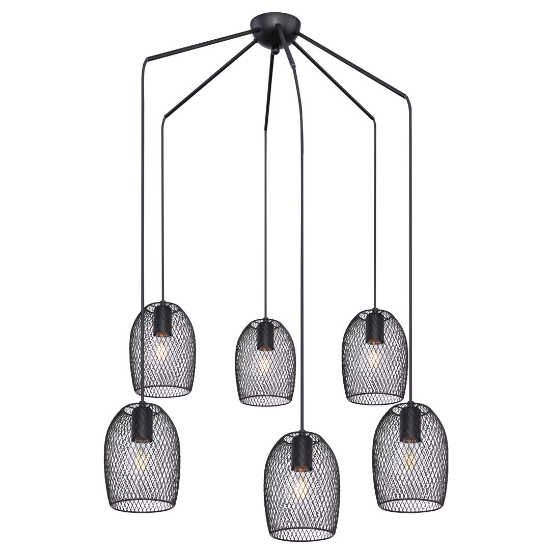 Chula 6-Light Kitchen Island Linear Pendant