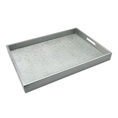 Sparkle Escape Glass Mirror Tray