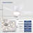 36/42/48" Flush Mount Low Profile Ceiling Fan With Light And Remote,Quiet,Easy Install-1758610870-1758610761
