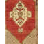 Canvello Vintage Oushak Coral Lamb's Wool Area Rug- 3'8" X 6'4"