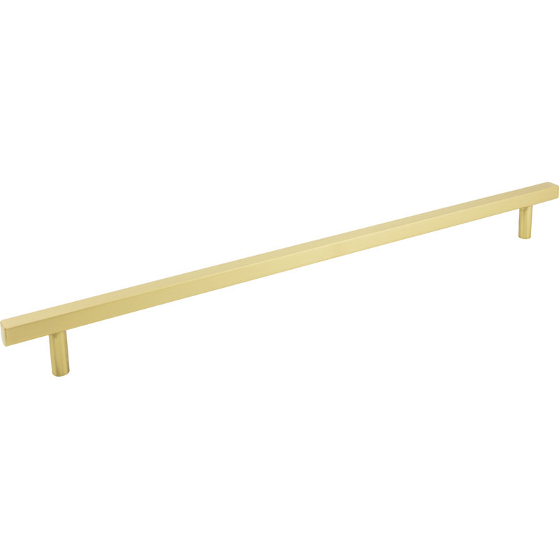 Dominique Bar Pull, 18", Brushed Gold