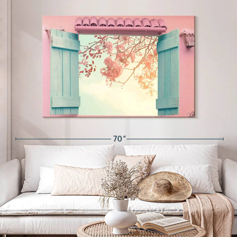 Lilie Sakura Window View, 34" H x 51" W