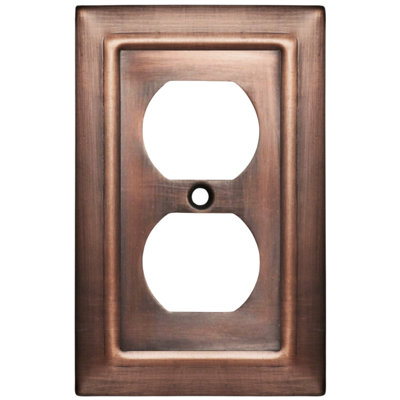 Architectural 1-Gang Duplex Outlet Standard Wall Plate